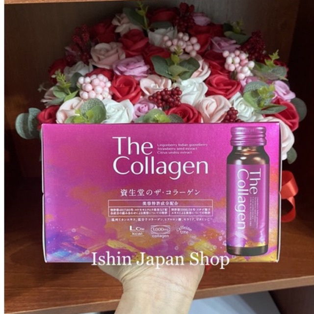 [Mẫu Mới nhất date 2023]Nước uống The collagen shiseido Nhật bản 10 lọ