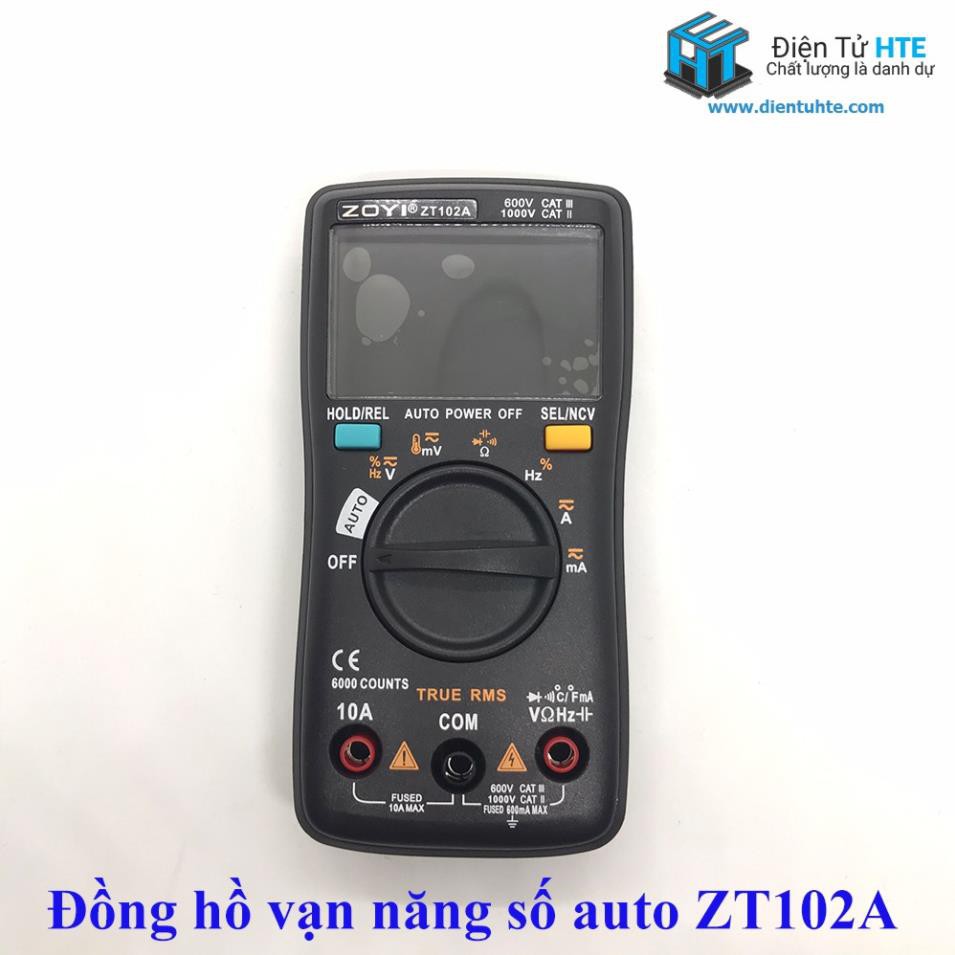Đồng hồ vạn năng số tự động ZOYI ZT102A 2019 chính hãng