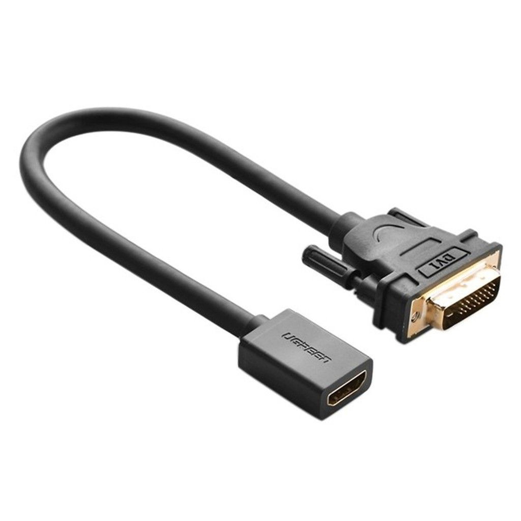 Cáp chuyển đổi DVI to HDMI Ugreen UG-20118 chính hãng