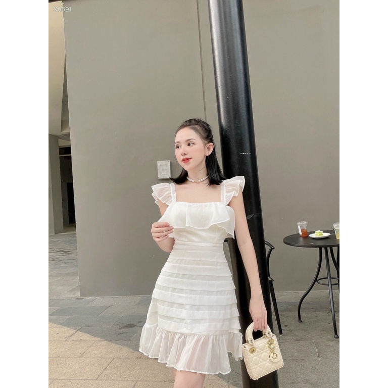 ĐẦM VOAN XỐP TƠ UP thoi trang shop valentina