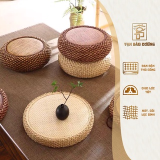 Đệm ngồi bệt thủ công chất liệu cói đan mây cao cấp Vạn Bảo Đường - VBD045