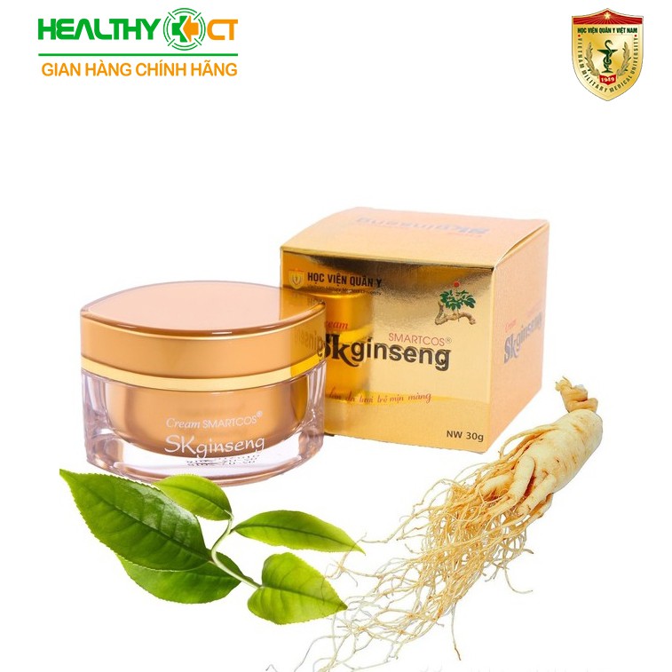 Kem Sâm Ngọc Linh Smartcos SK Ginseng Học Viện Quân Y (Tặng Kèm Vaseline 50g)