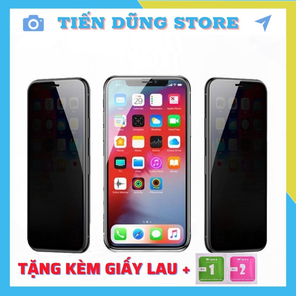 Kính cường lực chống nhìn trộm dành cho Iphone 6/7/8/X/11/6Plus/7Plus/8Plus/XSMAX/11 Pro Max chất lượng