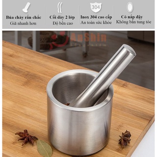 Bộ Cối Chày - Bộ Cối Chày Inox