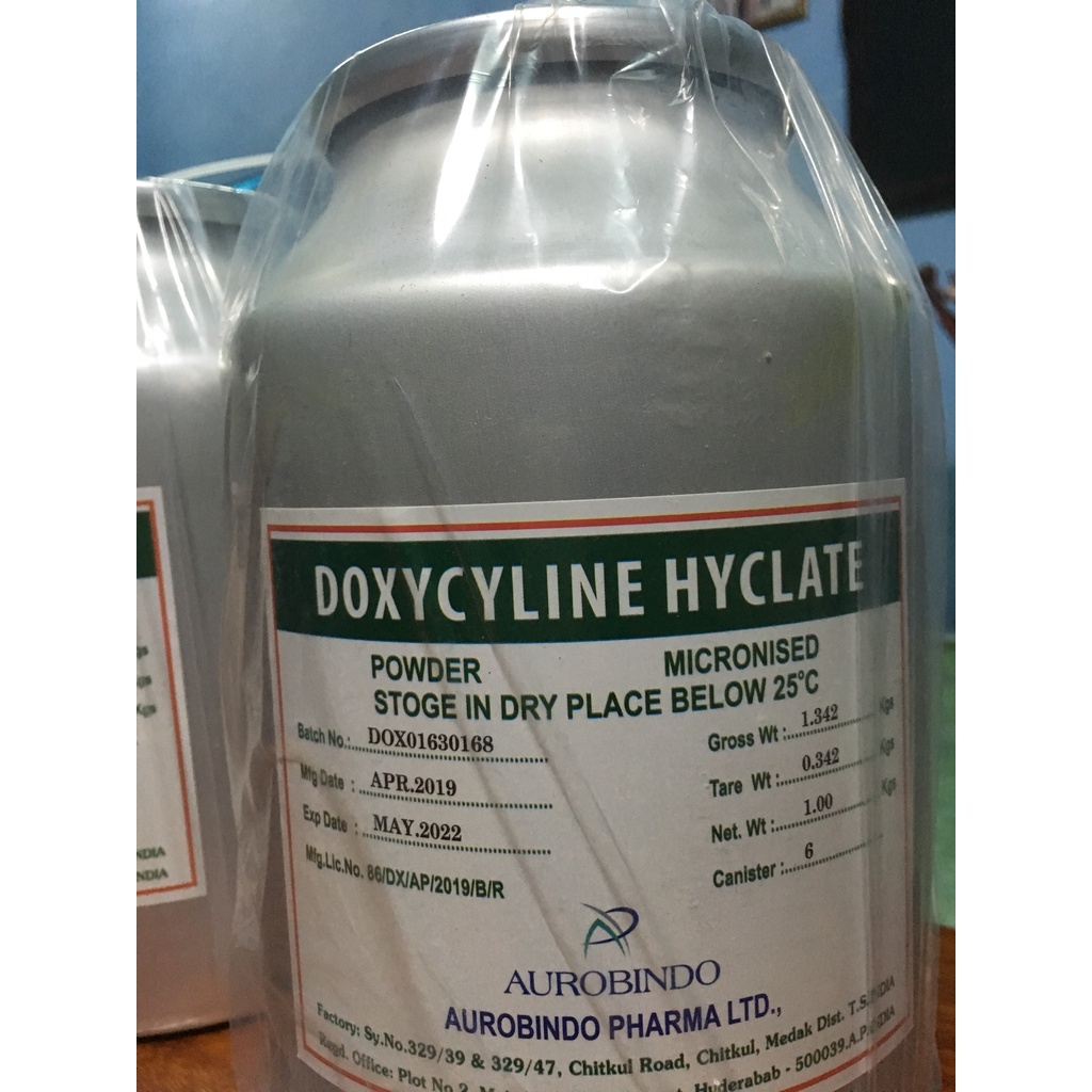 Kháng sinh Doxycycline chuyên tri về bệnh đường ruột trên tôm cá