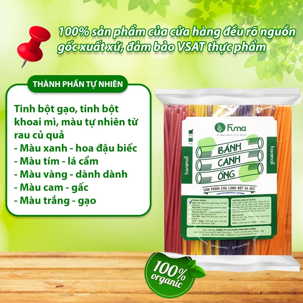Bánh Canh Rau Củ Hữu Cơ Fuma 500g Beorganic - Thực Phẩm Eatclean, Organic Cho Người Ăn Kiêng, Ăn Chay, Giảm Béo