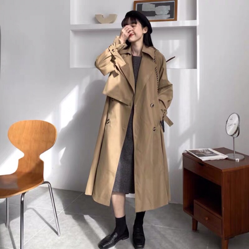 (Order) Áo Mangto dáng dài phong cách hàn quốc