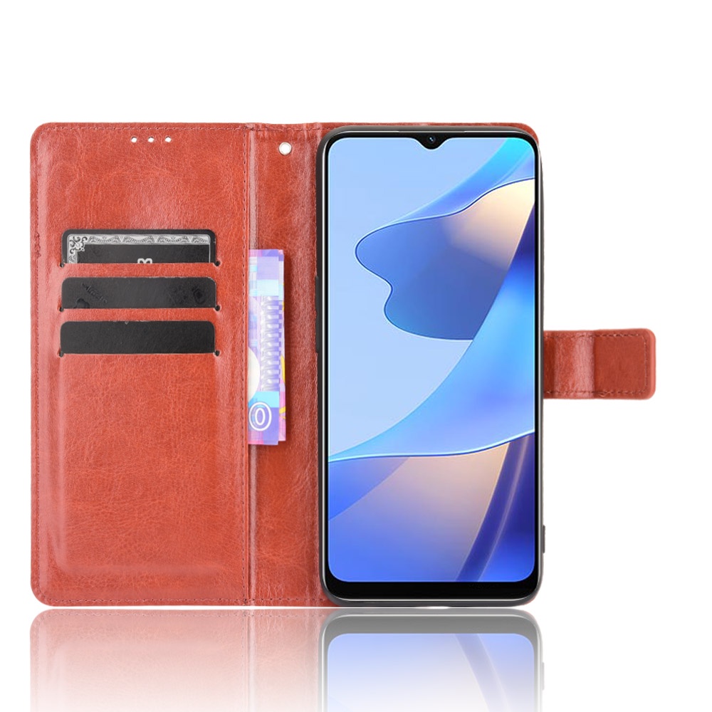 Bao Da pu Điện Thoại Nắp Lật Kèm Ngăn Đựng Thẻ Cho oppo a16 oppo a16 a 16 oppoa16 Ốp