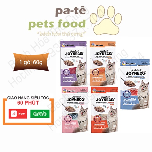 Pate Joyneco CattyMan Giàu Dinh Dưỡng Cho Mèo Mọi Lứa Tuổi (60g)