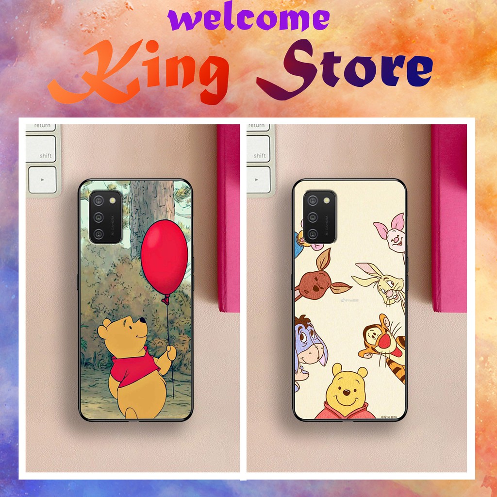 Ốp lưng Samsung A01/A02/A02s in hình Gấu Pooh siêu đẹp, độc, lạ_KINGSTORE.HN_Ốp SS A01/A02/A02s