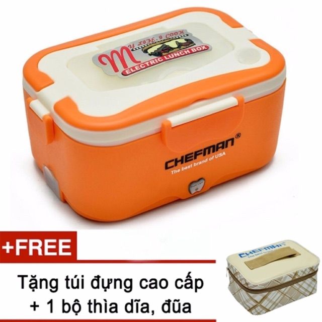 HỘP CƠM CHEFMAN hàng chính hãng CM113i tặng túi da