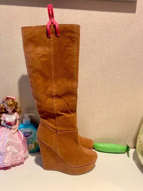 Boots đùi da lộn