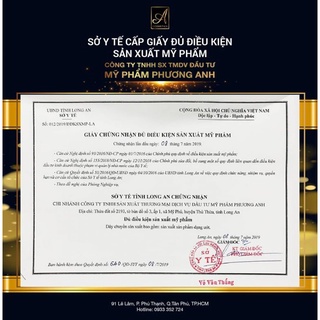 [CHÍNH HÃNG] Face Pháp A COSMETICS kem dưỡng trắng da