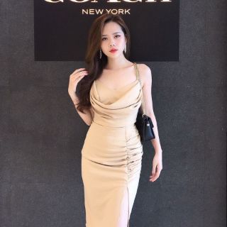 ĐẦM 2 DÂY NHÚN EO