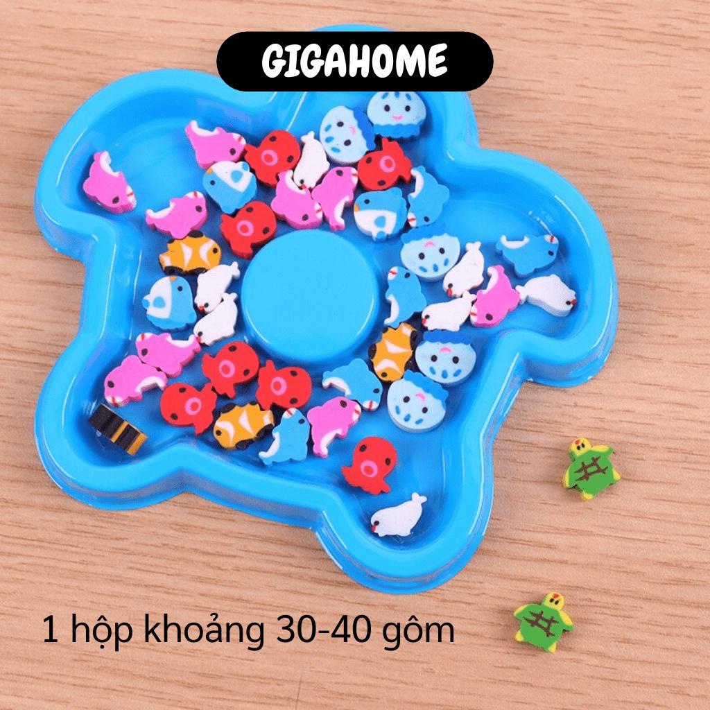 Gôm Tẩy GIGAHOME Hộp 30GIGAHOME40 Gôm Tẩy Hình Động Vật Mini Đáng Yêu Cho Bé Học Tập 8097