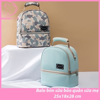 Balo bỉm sữa giữ nhiệt Beikou trữ sữa đông lạnh lên đến 12 tiếng