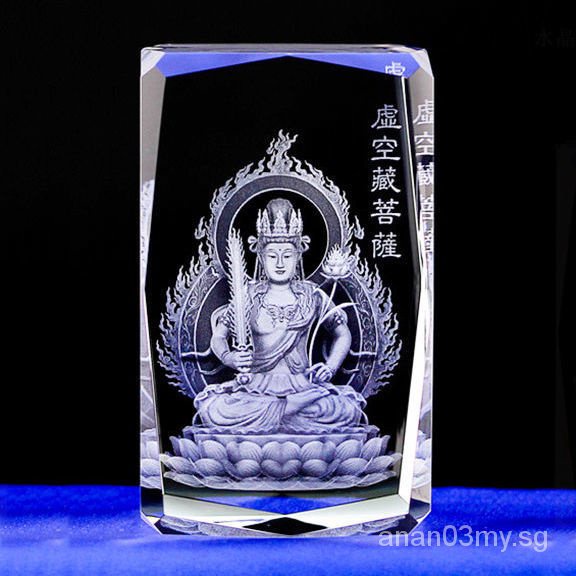 Tượng Phật Phật Phật Giáo Chạm Khắc Tinh Xảo Bằng Pha Lê