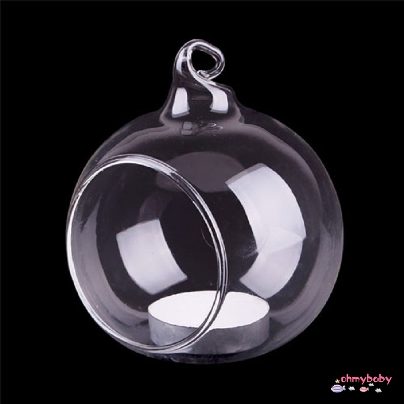 Crystal Candlestick Wedding Party Home Decor Hanging Candle Holder Romantic Dinner Decorative Glass Candlestick