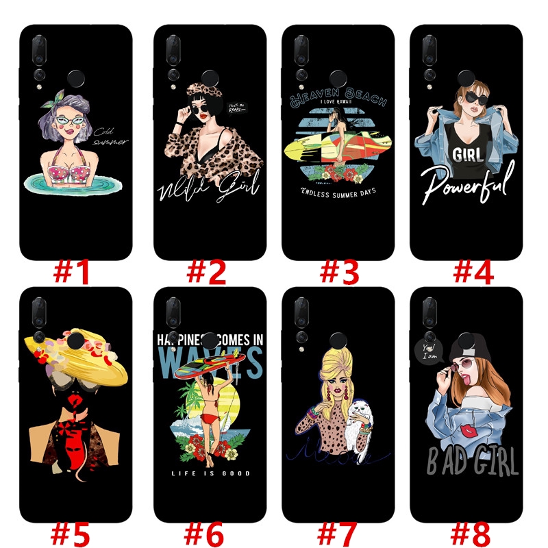 【Ready Stock】Meizu Meilan Note 9/Note 8/Note 6/Note 5/Note 3/Note 2 Silicone Soft TPU Case Bad Girl Art Back Cover Shockproof Casing