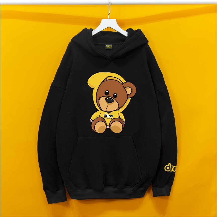 Áo Nỉ HOODIE Drew house Gấu Đội Mũ Hogoto shop , áo nỉ bông hoodie unisex nam nữ