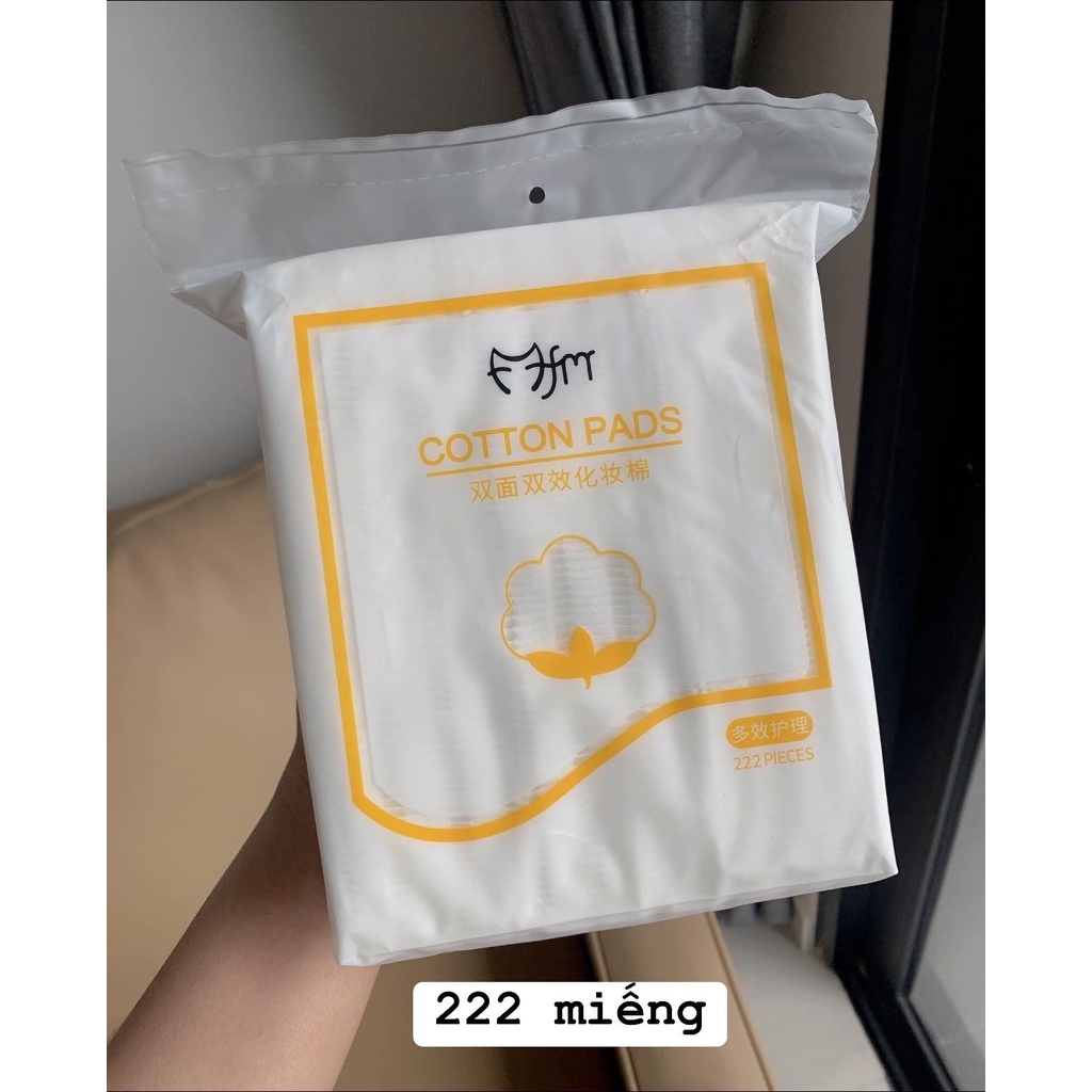 Bông tẩy trang 222 miếng - cotton pads bản chính hãng