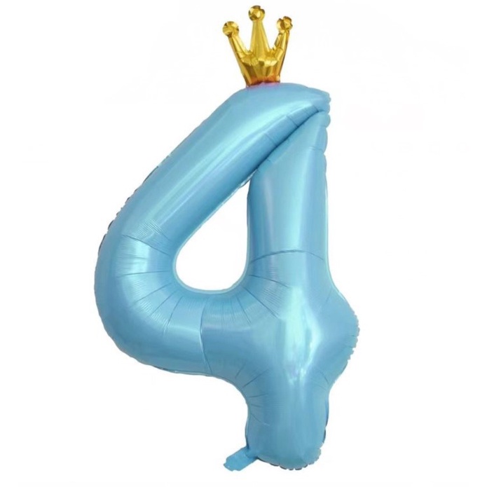 Bong Bóng Hình Số 40 Inch 18 30 100 Ngày Sinh Nhật Màu Hồng Xanh Và Đen