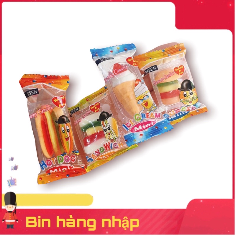 Combo 120 gói kẹo dẻo RISEN