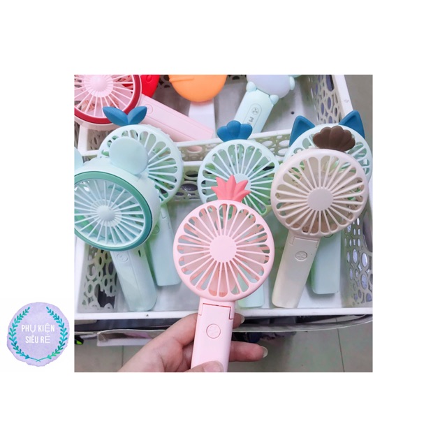 Quạt Pin Cầm Tay Mini
