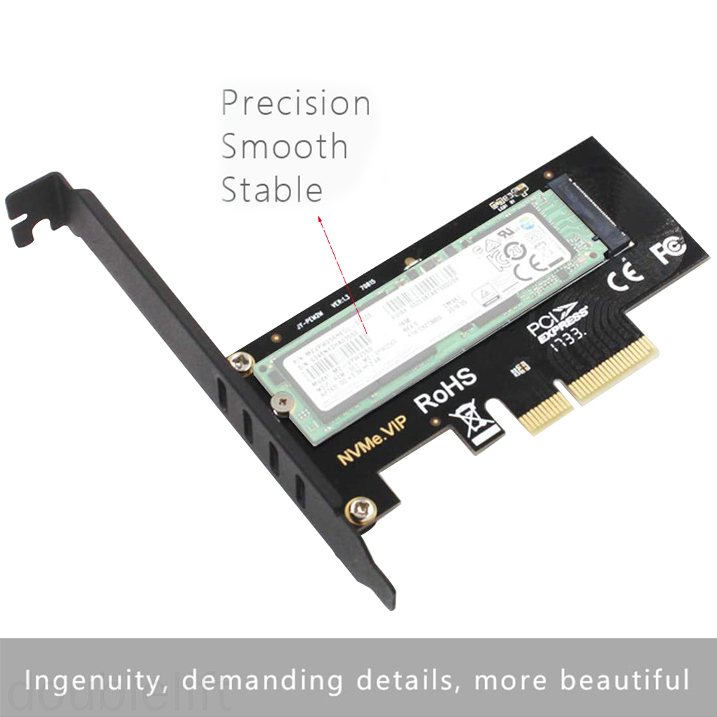 M.2 to PCI-E Adapter NVME SSD NGFF to PCI-E Converter Expansion Card with M Key Interface doublelift store