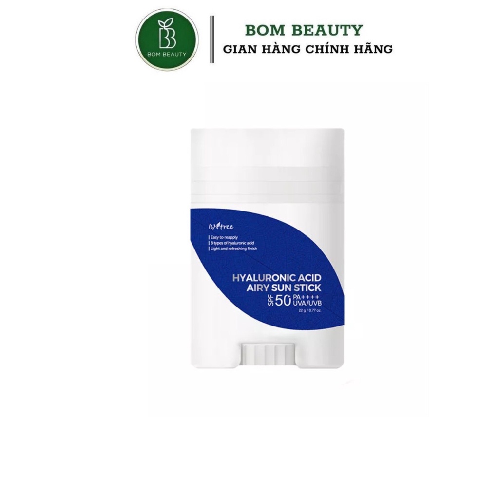 Kem chống nắng dạng thỏi ISNTREE hyaluronic acid airy sun stick bản mới