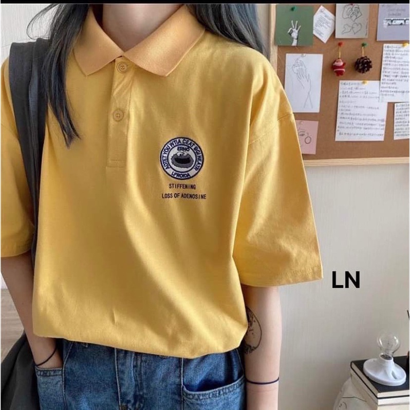 Áo polo logo hoạt hình 5D DA6