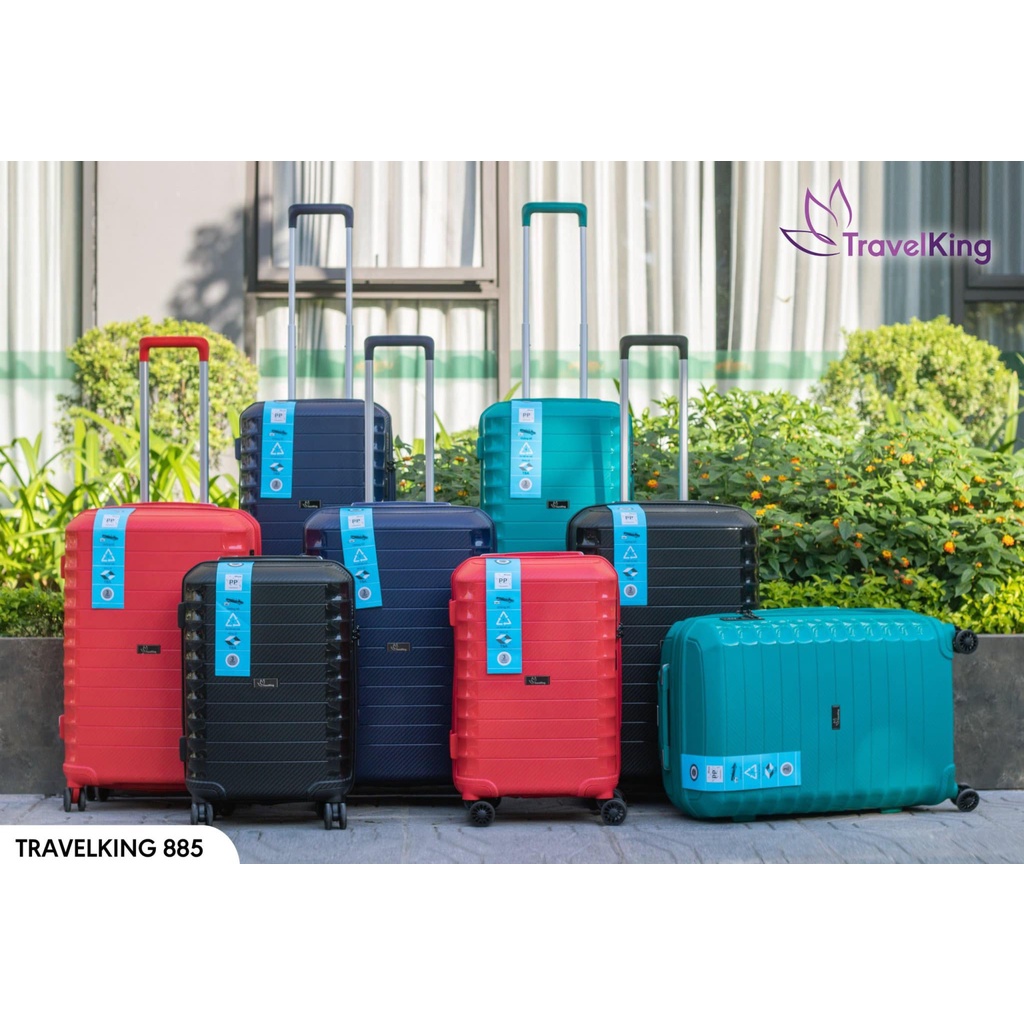 Vali kéo du lịch cao cấp TRAVELKING-885 kích thước 20, 24 inch chính hãng Hùng Phát