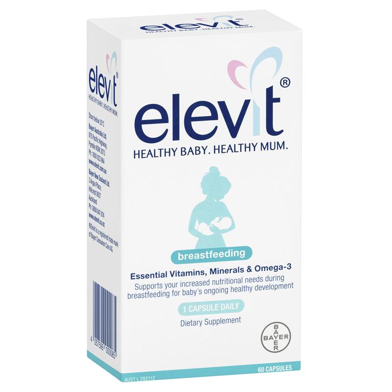 Elevit Breastfeeding – Elevit sau khi sinh & cho con bú hộp 60 viên