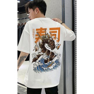 [BÃO HÈ] ÁO THUN NAM NỮ, ÁO THUN TAY LỠ UNISEX JP DRAGON sales off toàn shop