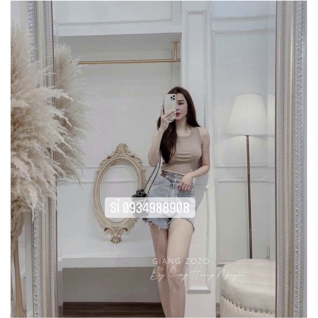 Áo ba lỗ from croptop , áo thun nữ sexy chất vải thun gân cao cấp thời trang H.n.m store