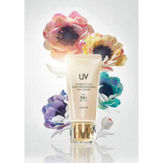 Albion - kem chống nắng vàng super uv cut high performance day cream