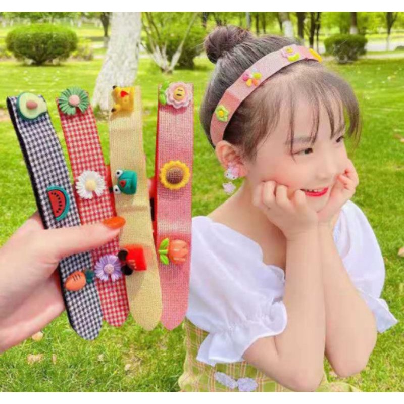 Băng đô/ bờm dán tóc Hàn Quốc dễ thương