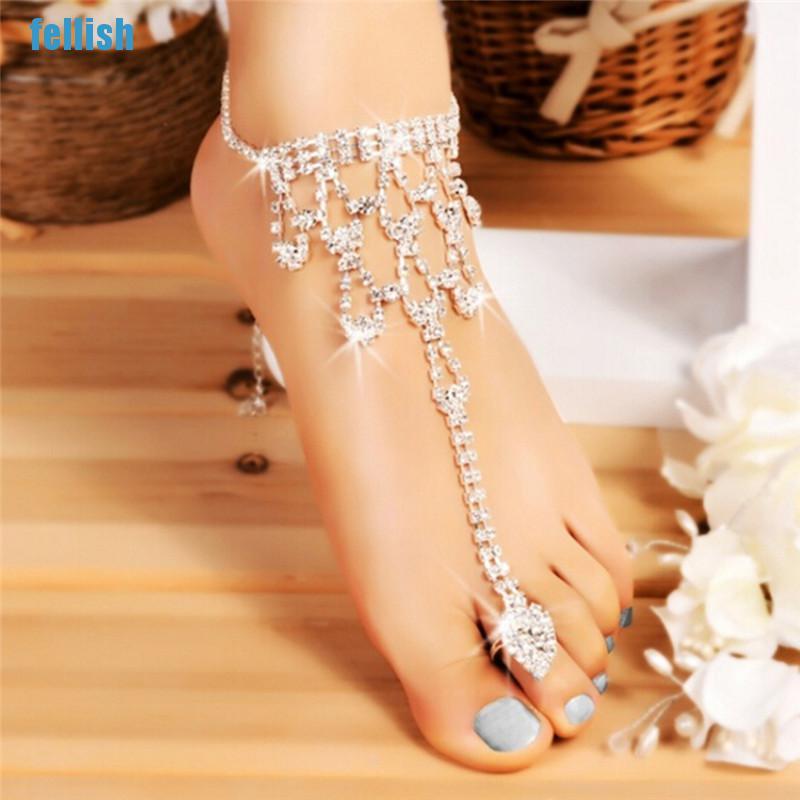 Lắc Chân Đính Đá Pha Lê Thời Trang Cho Nữ | BigBuy360 - bigbuy360.vn