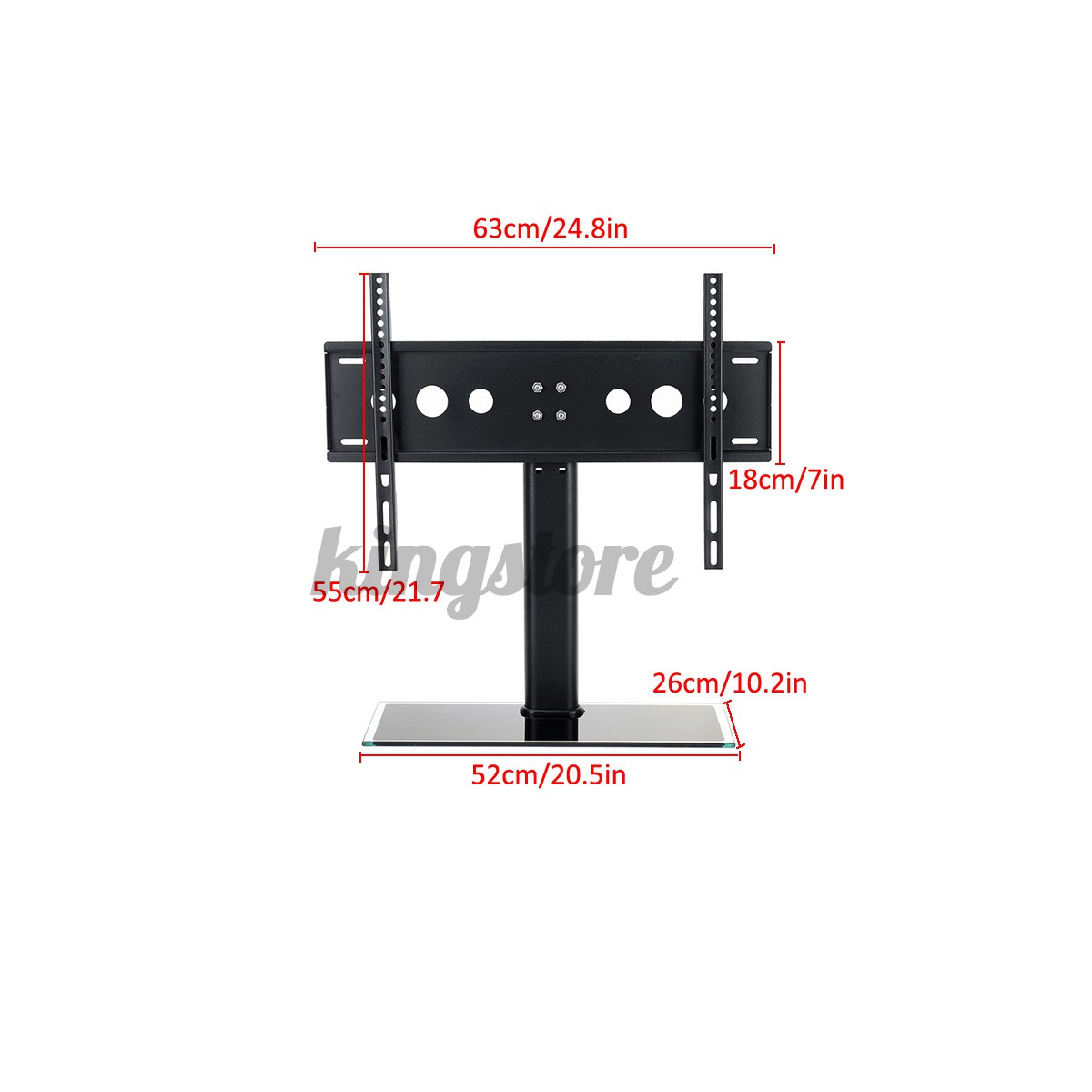 Universal Tabletop TV Stand Base with Swivel Mount for TVs up to 65"Flat Panel Screen or Curved TVs Height Adjustable | BigBuy360 - bigbuy360.vn