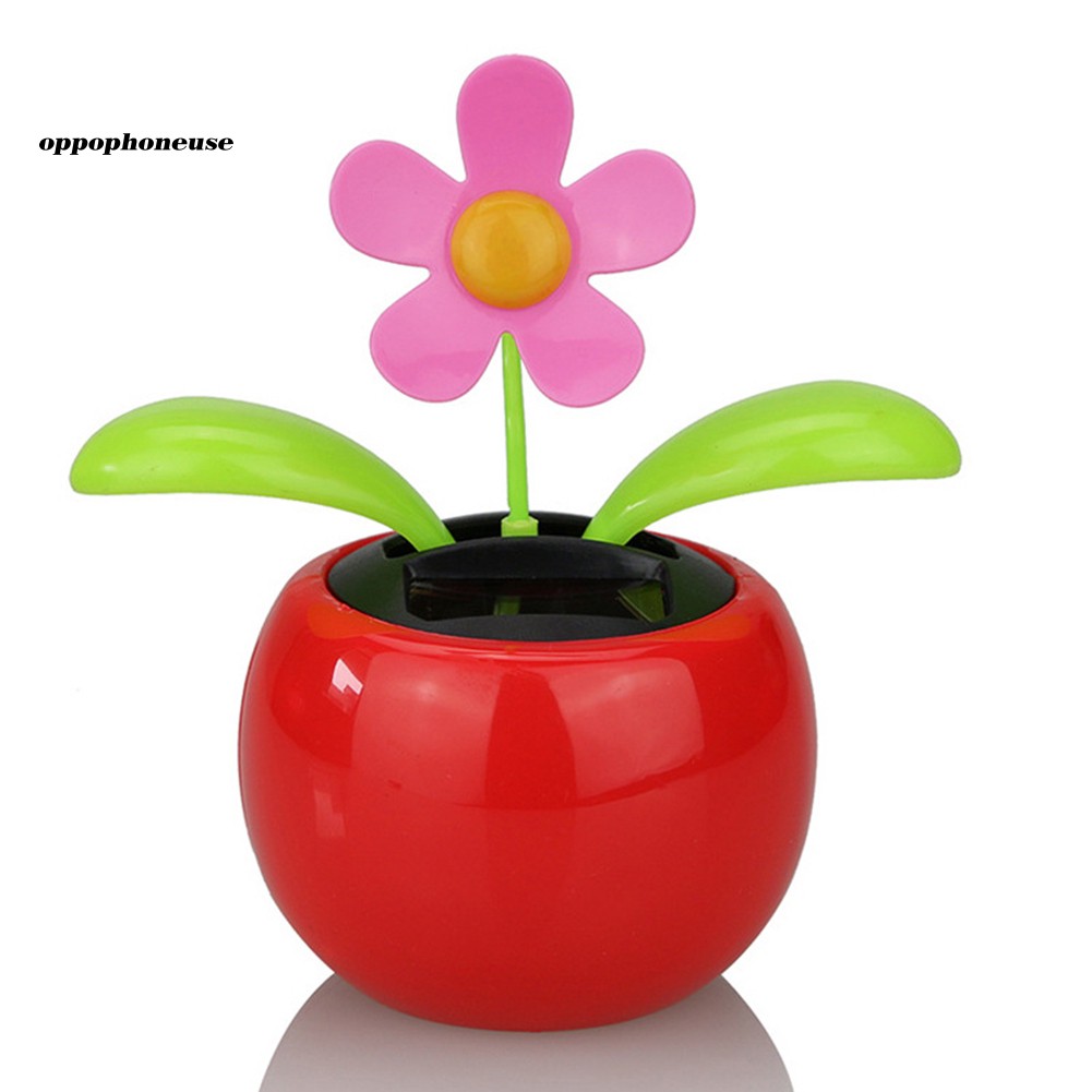 Chậu hoa nhảy múa trang trí xe hơi sử dụng năng lượng mặt trời