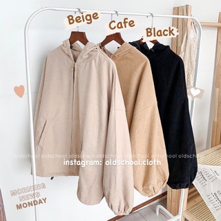 Áo khoác Nhung Lì Form Rộng Freesize