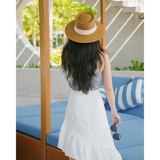 Chân váy midi trắng Ruchan