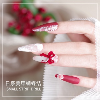 Charm nơ dẻo đính ngọc gắn móng tay chọn lẻ cái
