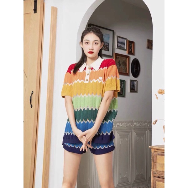 Set bộ đùi len phối màu siêu đẹp