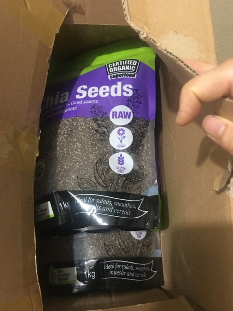 Combo 2kg Hạt chia Seeds chia tím Úc