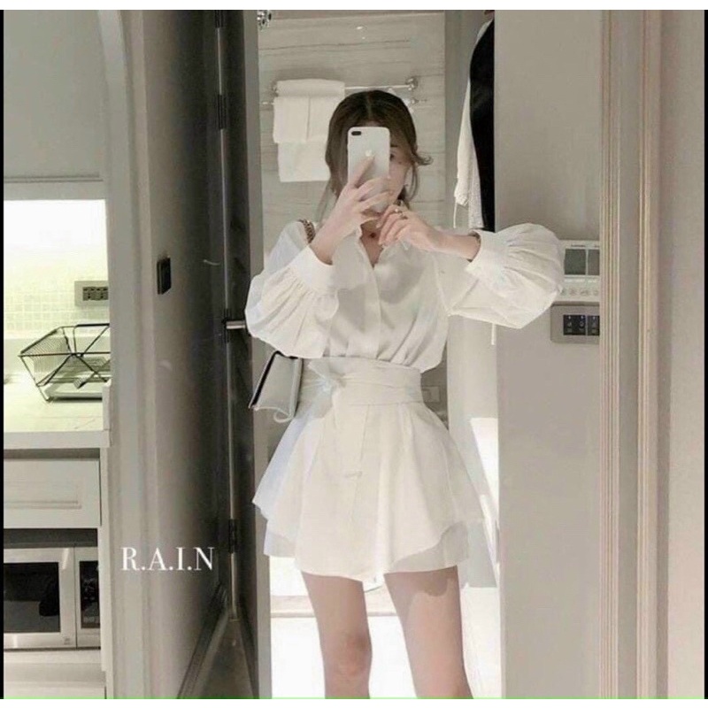SET ÁO SƠ MI DẤU QUẦN - kèm quần BIGSIZE 60-90kg (có size)