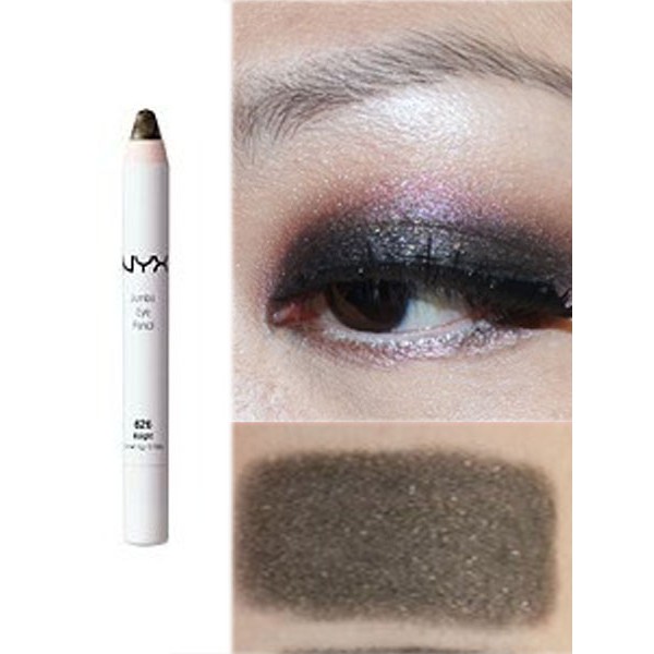 Chì màu mắt NYX Jumbo eye pencil màu trắng, ghi nhũ, trắng nhũ, ghi đen, nâu đen