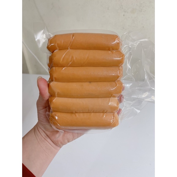 500gr xúc xích cá hồi giàu chất dinh dưỡng- chỉ giao hoả tốc