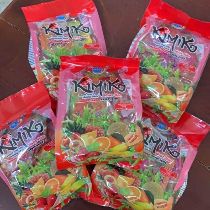 Kẹo thạch zaizai - thạch túi Kimiko Long Hải 450g