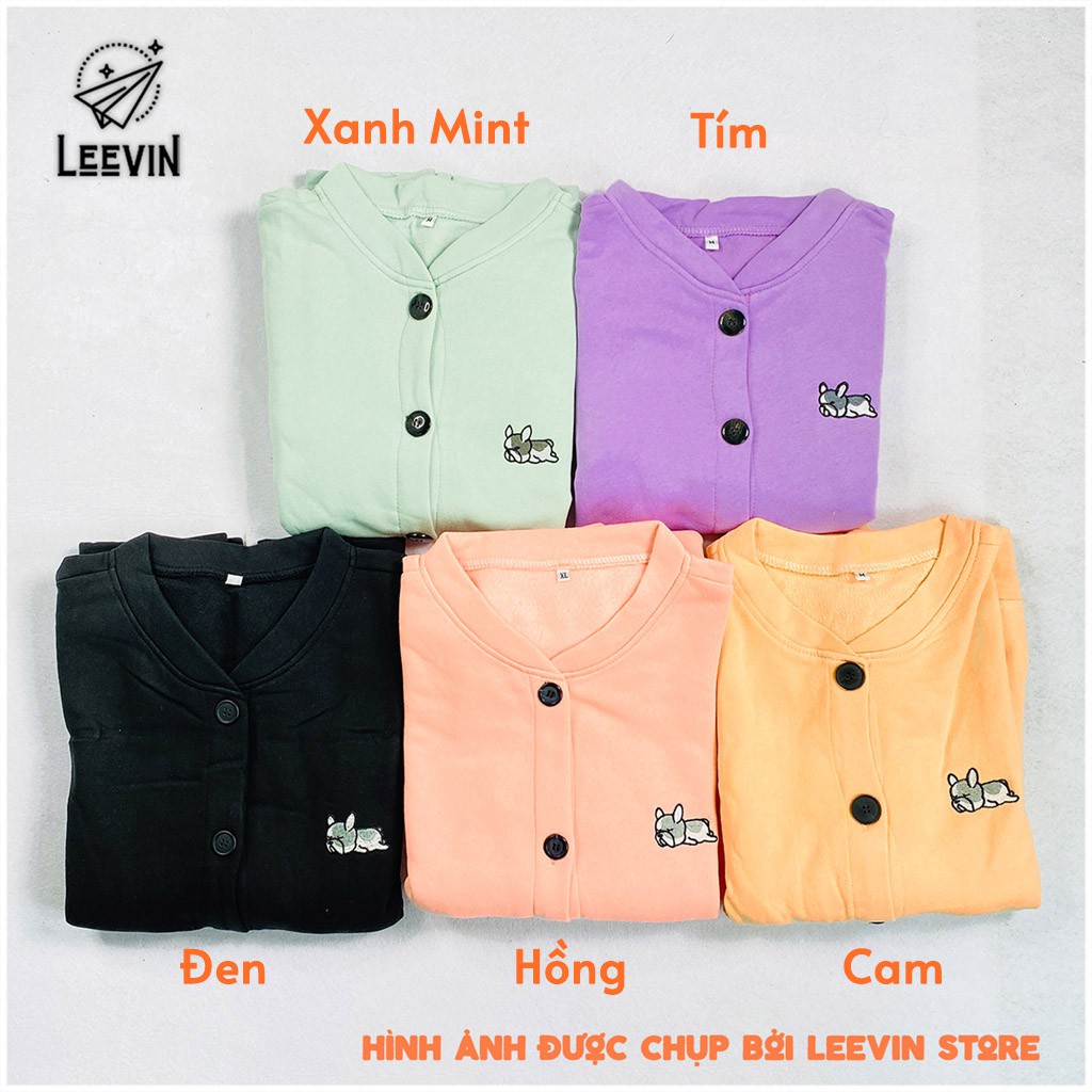 [MẪU XẢ KHO] Áo Khoác Nỉ Bomber LAZY PUPPY Sevenzia Áo Khoác Nỉ Cardigan Ulzzang - Leevin Store